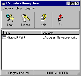 EXEsafe Screenshot